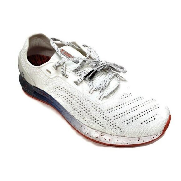 Under Armour HOVR Sonic Auburn Tigers Running Sneakers Shoes White Mens 8.5